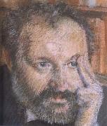 Detail of  Portrait of the man, Edgar Degas
